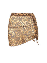 Laden Sie das Bild in den Galerie-Viewer, Product Front: Rio De Sol Jupe De Page Yaguara Mini Skirt Ruched