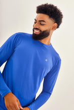 Laden Sie das Bild in den Galerie-Viewer, Image 04: Uv Line T-Shirt Longsleeve Uvpro Brasil Masc Cobalto Upf50+