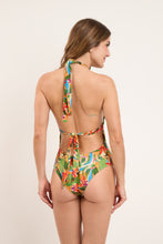 Laden Sie das Bild in den Galerie-Viewer, Model Back: Rio De Sol Une Pièce Tropical Mel-Op