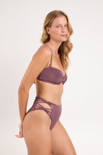 Laden Sie das Bild in den Galerie-Viewer, Image 02: Rio De Sol Ensemble Set Malibu-Ebano Bandeau-Iris Highwaist-Spin-Iris