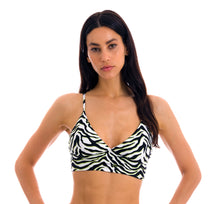 Laden Sie das Bild in den Galerie-Viewer, Gallery: Rio De Sol Haut Top Wild-Black Tri-Tank