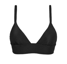 Laden Sie das Bild in den Galerie-Viewer, Product Front: Rio De Sol Haut Top Cloque Preto Tri Cos