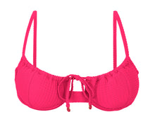 Laden Sie das Bild in den Galerie-Viewer, Product Front: Rio De Sol Haut Top Dots-Virtual-Pink Balconet-Tie