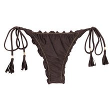 Laden Sie das Bild in den Galerie-Viewer, Product Front: Rio De Sol Bas Bottom Shimmer-Coffee Frufru-Fio
