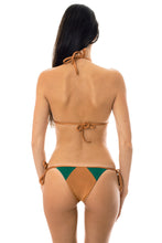 Laden Sie das Bild in den Galerie-Viewer, Model Back: Rio De Sol Bas Calcinha Copper Green