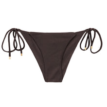 Laden Sie das Bild in den Galerie-Viewer, Product Front: Rio De Sol Bas Bottom Shimmer-Coffee Cheeky-Tie
