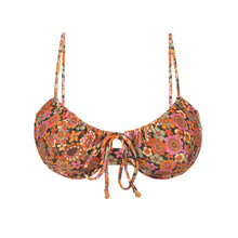Laden Sie das Bild in den Galerie-Viewer, Product Front: Rio De Sol Haut Top Bouquet Balconet-Tie