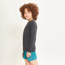 Laden Sie das Bild in den Galerie-Viewer, Image 02: Uv Line T-Shirt Longsleeve Uvpro Kids Preto Upf50+