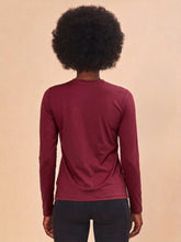 Laden Sie das Bild in den Galerie-Viewer, Model Back: Uv Line T-Shirt Longsleeve Uvpro Vermelho Quimado Upf50+