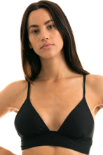 Laden Sie das Bild in den Galerie-Viewer, Gallery: Rio De Sol Haut Top Cloque Preto Tri Cos