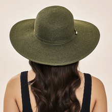 Laden Sie das Bild in den Galerie-Viewer, Model Back: Uv Line Chapeau Souple/Capeline Hat Jurere Imp Fem Green Militar Upf50+