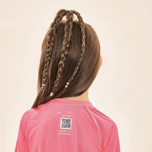 Laden Sie das Bild in den Galerie-Viewer, Image 04: Uv Line T-Shirt Acqua Qr Code Chiclete Fluor Upf50+