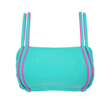 Laden Sie das Bild in den Galerie-Viewer, Product Front: Rio De Sol Haut Top Duo Pink Blue