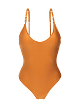 Laden Sie das Bild in den Galerie-Viewer, Product Front: Rio De Sol Une Pièce Shimmer-Nocciola Hype-Noa
