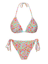 Laden Sie das Bild in den Galerie-Viewer, Product Front: Rio De Sol Ensemble Set Ditsy-Sky Tri-Inv Cheeky-Tie