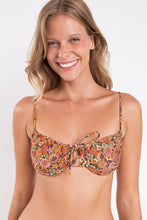 Laden Sie das Bild in den Galerie-Viewer, Gallery: Rio De Sol Haut Top Bouquet Balconet-Tie