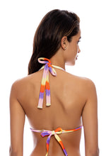 Laden Sie das Bild in den Galerie-Viewer, Model Back: Luli Fama Haut Top Full Miami Sunsets