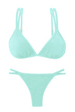Laden Sie das Bild in den Galerie-Viewer, Product Front: Rio De Sol Ensemble Set Malibu-Menta Tri-Duo Mini-Duo