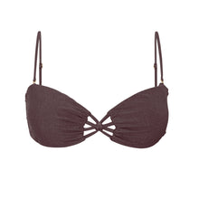 Laden Sie das Bild in den Galerie-Viewer, Product Front: Rio De Sol Haut Top Malibu-Ebano Bandeau-Iris