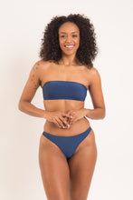 Laden Sie das Bild in den Galerie-Viewer, Image 03: Rio De Sol Ensemble Set Navy Bandeau-Reto Nice-Fio