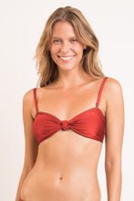 Laden Sie das Bild in den Galerie-Viewer, Gallery: Rio De Sol Haut Top Shimmer-Liquor Bandeau-Joy