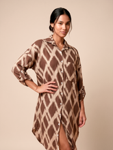 Laden Sie das Bild in den Galerie-Viewer, Gallery: Uv Line Chemise Shirtdress Ipanema Diamond Upf50+