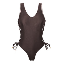 Laden Sie das Bild in den Galerie-Viewer, Product Front: Rio De Sol Une Pièce Shimmer-Coffee Zoe