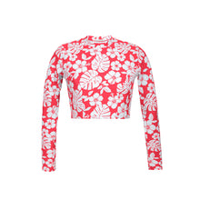 Laden Sie das Bild in den Galerie-Viewer, Product Front: Wednesday In Hawaii By Rio De Sol Haut Top Pua-Hibiscus Reef