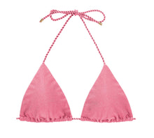 Laden Sie das Bild in den Galerie-Viewer, Product Front: Rio De Sol Haut Top Shimmer-Confetti Tri-Rope
