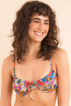 Laden Sie das Bild in den Galerie-Viewer, Gallery: Rio De Sol Haut Top Jungle Balconet-Tie