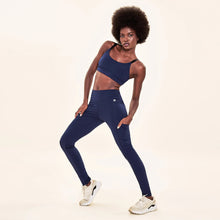 Laden Sie das Bild in den Galerie-Viewer, Image 06: Uv Line Fitness Bas Legging Fit Aspen Navy Blue Upf50+