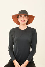 Laden Sie das Bild in den Galerie-Viewer, Image 04: Uv Line Chapeau Souple/Capeline San Diego Preto Caramelo Upf50+