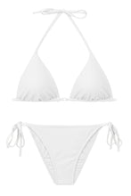 Laden Sie das Bild in den Galerie-Viewer, Product Front: Rio De Sol Ensemble Set Bora-White Tri-Inv Lacinho