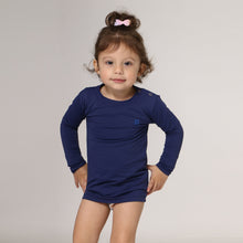 Laden Sie das Bild in den Galerie-Viewer, Image 02: Uv Line T-Shirt Longsleeve Baby Navy Blue Upf50+