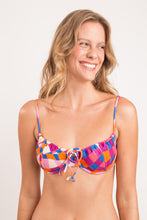 Laden Sie das Bild in den Galerie-Viewer, Gallery: Rio De Sol Haut Top Funny Balconet-Tie