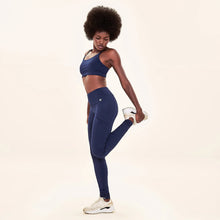 Laden Sie das Bild in den Galerie-Viewer, Image 02: Uv Line Fitness Bas Legging Fit Aspen Navy Blue Upf50+