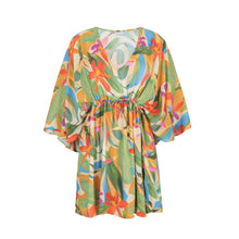 Laden Sie das Bild in den Galerie-Viewer, Product Front: Rio De Sol Robe De Plage Tropical Kaftan Bel