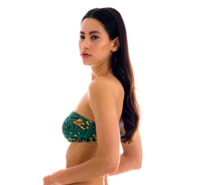 Laden Sie das Bild in den Galerie-Viewer, Image 08: Rio De Sol Haut Top Roar-Green Bandeau-Reto