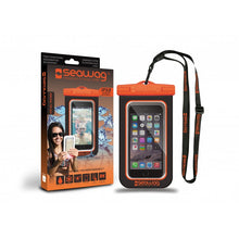 Laden Sie das Bild in den Galerie-Viewer, Image 02: Seawag Sac De Plage Seawag Black & Orange Waterproof Case 5.7