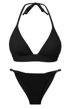 Laden Sie das Bild in den Galerie-Viewer, Product Front: Rio De Sol Ensemble Set Bora-Black Tri-Cos Cheeky-Fixa