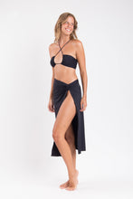 Laden Sie das Bild in den Galerie-Viewer, Image 03: Rio De Sol Jupe De Page Nero Long-Skirt-Knot