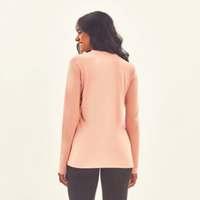 Laden Sie das Bild in den Galerie-Viewer, Model Back: Uv Line T-Shirt Longsleeve Sport Fit Solar Rose Upf50+