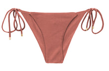 Laden Sie das Bild in den Galerie-Viewer, Product Front: Rio De Sol Bas Bottom Shimmer-Copper Cheeky-Tie
