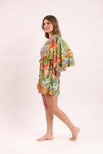 Laden Sie das Bild in den Galerie-Viewer, Image 04: Rio De Sol Robe De Plage Tropical Kaftan Bel