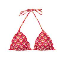 Laden Sie das Bild in den Galerie-Viewer, Product Front: Rio De Sol Haut Top Floral-Scales Frufru
