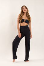 Laden Sie das Bild in den Galerie-Viewer, Image 05: Rio De Sol Pantalon De Plage Black Pants Knot
