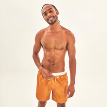 Laden Sie das Bild in den Galerie-Viewer, Gallery: Uv Line Bermuda / Short Pour Homme Shorts Boxer Ocre Upf50+