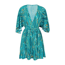 Laden Sie das Bild in den Galerie-Viewer, Product Front: Rio De Sol Mini Dress Rain Mini Dress