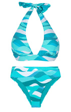 Laden Sie das Bild in den Galerie-Viewer, Product Front: Rio De Sol Ensemble Set Mayaguana Halter-Cos Hotpant-Cos