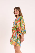 Laden Sie das Bild in den Galerie-Viewer, Image 09: Rio De Sol Robe De Plage Tropical Kaftan Bel